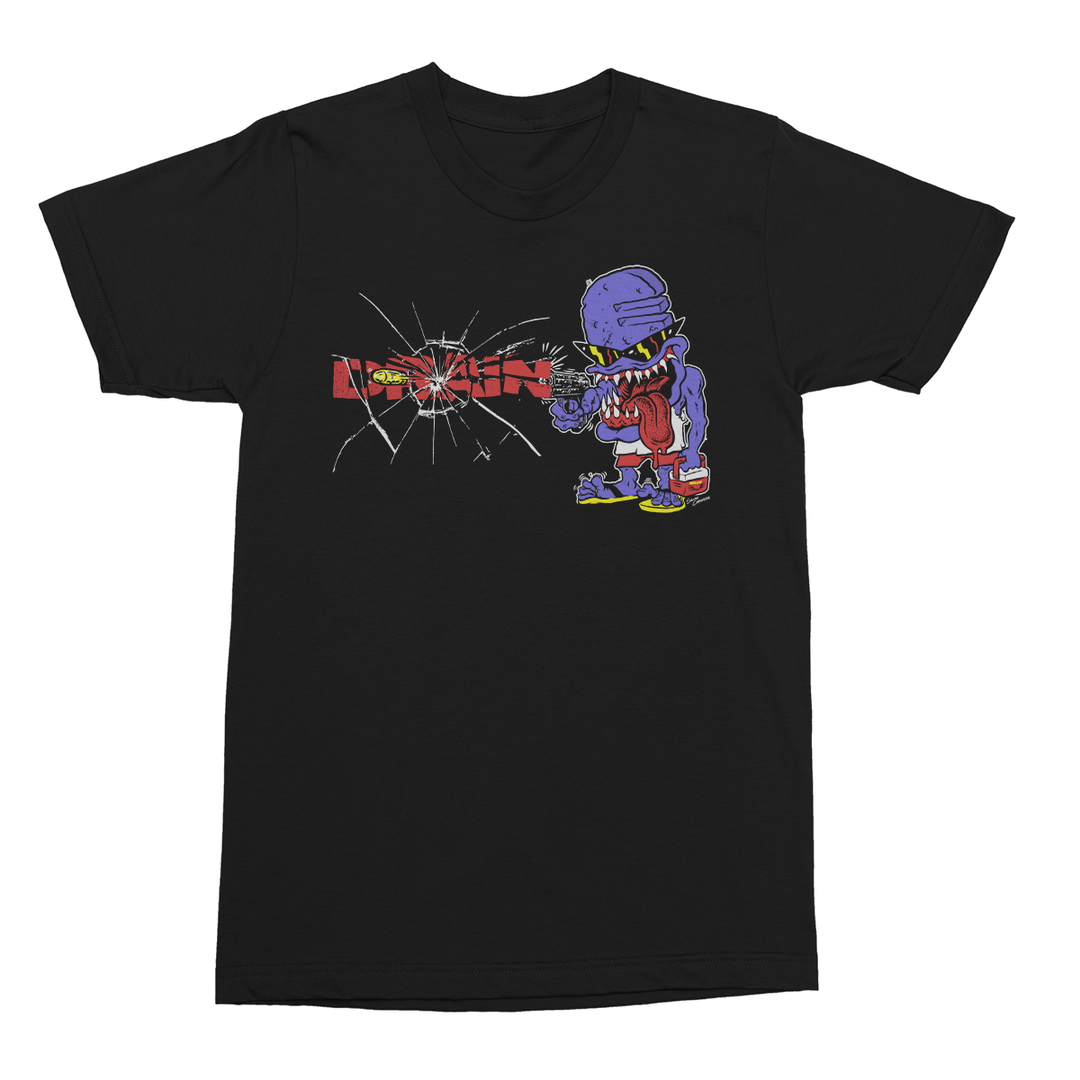 DRAIN x Epitaph T-Shirt (Black) Front