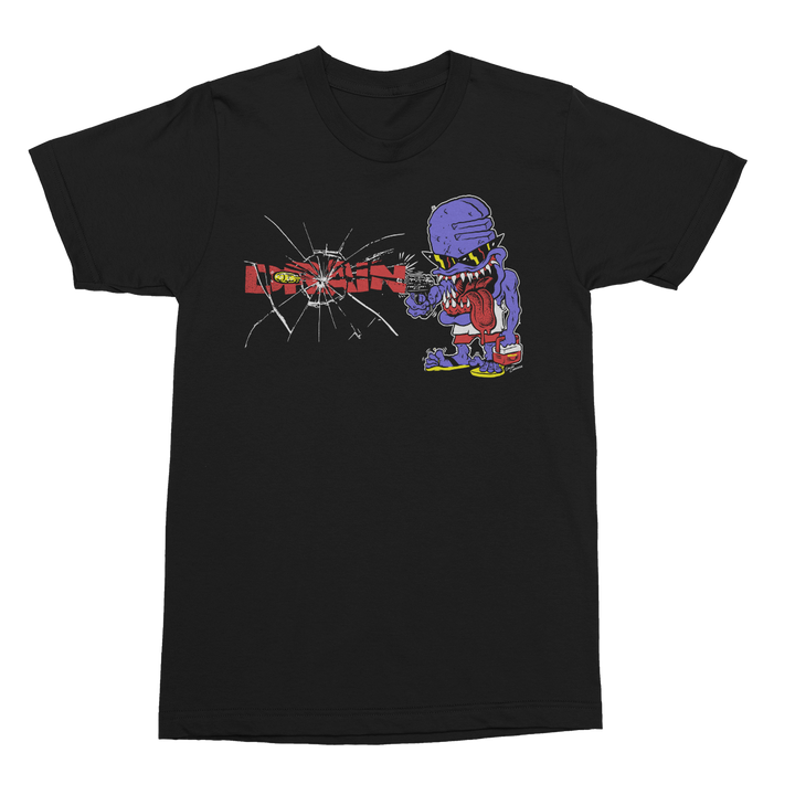 DRAIN x Epitaph T-Shirt (Black) Front