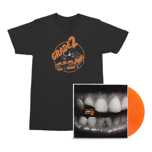 Talk About It LP (Translucent Orange) + Car T-Shirt (Black) Bundle