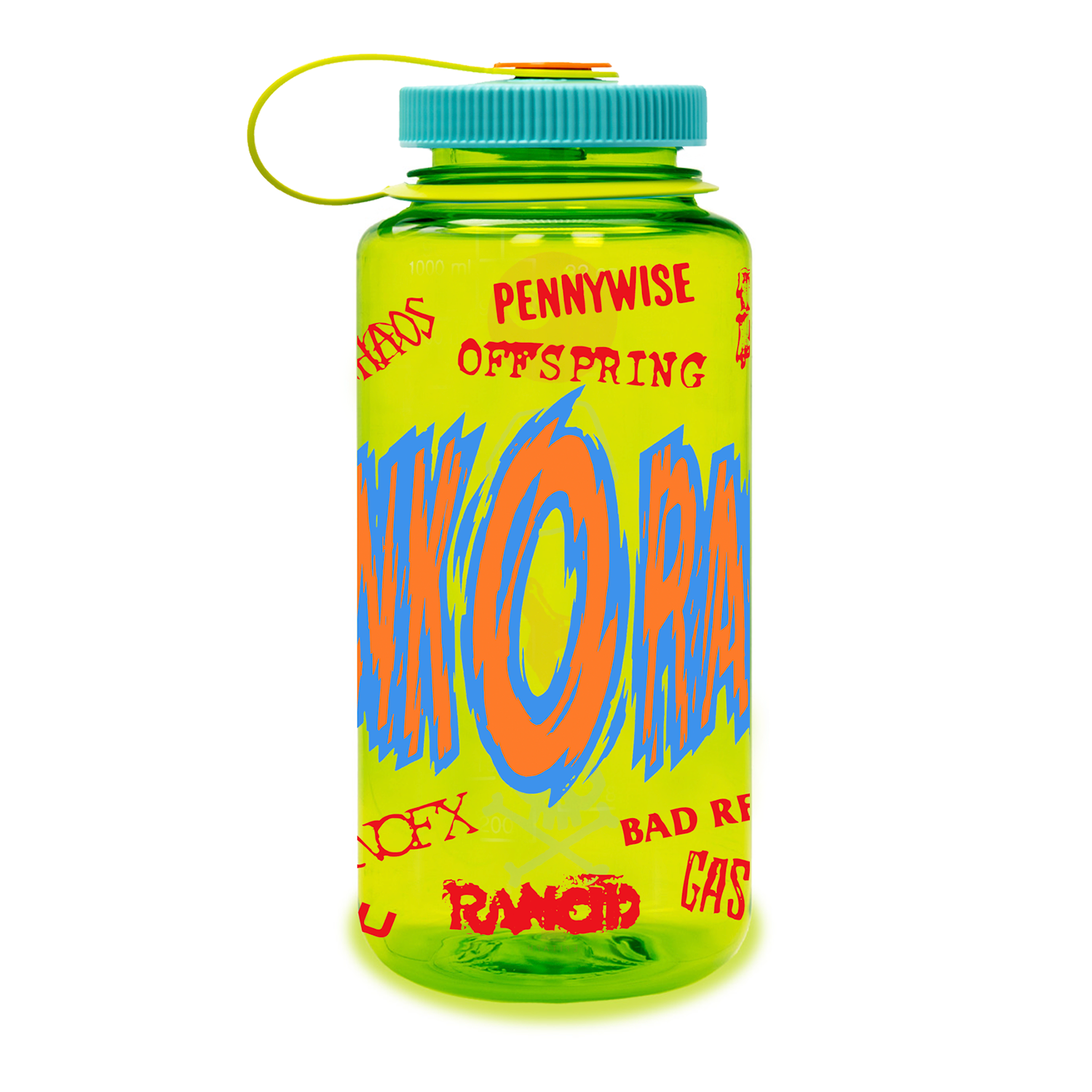 Punk-O-Rama POR Logo 32oz. Nalgene Water Bottle (Green)